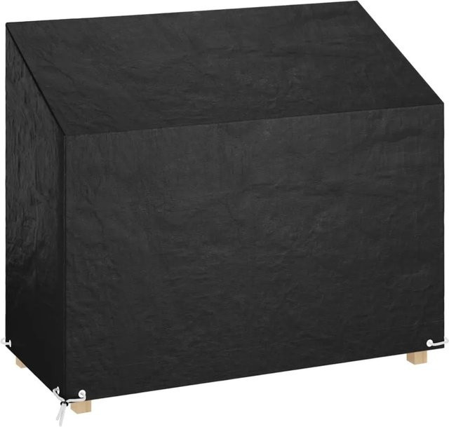 vidaXL Abdeckung für Gartenbank mit 8 Ösen aus Polyethylen, B/T/H: 160 x 70 x 70/88 cm - Bild 1