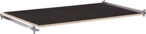 VARIOfit Etagenboden aus Sperrholz, filmbeschichtet, Schwarz, B: 123 cm, H: 76 cm - Bild 1