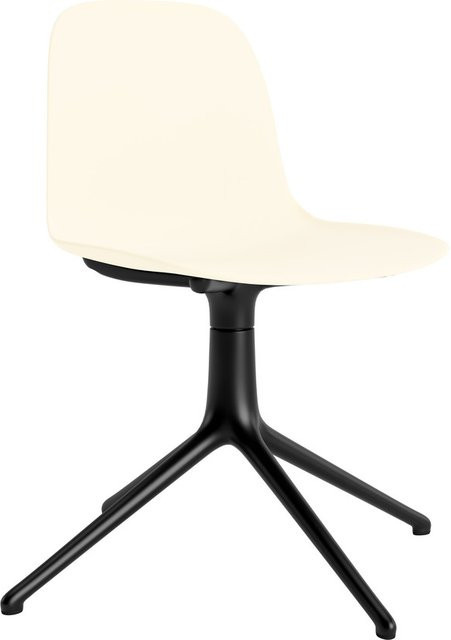 Normann Copenhagen Form Drehstuhl in Beige mit Aluminiumgestell - Bild 1