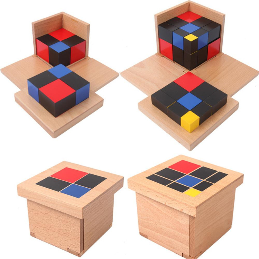 Yiran toy Montessori Mathe Lernbox Binomisches Trinom Lernspielzeug ab 3 Jahren - Bild 1