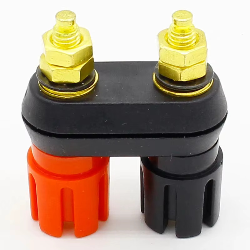 ELECAPITAL Dual Weibliche Bananenstecker Verbindungsterminals für Lautsprecher und Verstärker, Multicolour - Bild 2