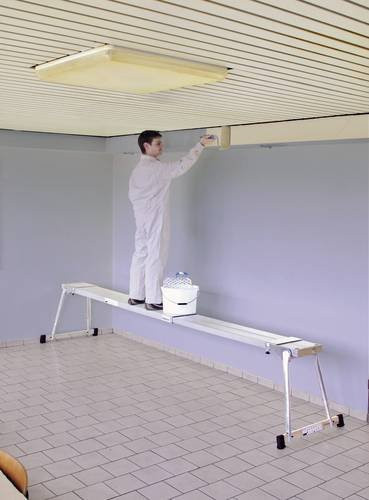 Krause TeleBoard 123770 Aluminium Arbeitsplattform Silber mit maximaler Arbeitshöhe 2,5 m - Bild 1