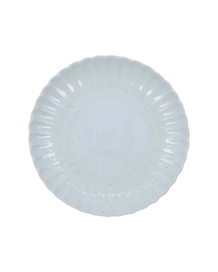 House Doctor Speiseteller Scallop Hellblau Durchmesser: 26 cm - Bild 1