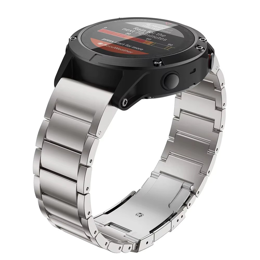 CAOWTAN Uhrenarmband Titan, Silber, Unisex, 22mm, 26mm - Bild 2