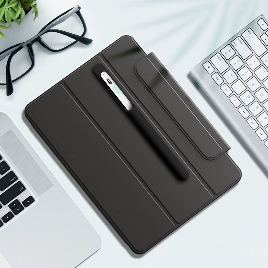 Selbstklebender Silikon-Stifthalter für Tablet-Stylus in Grau - Bild 2