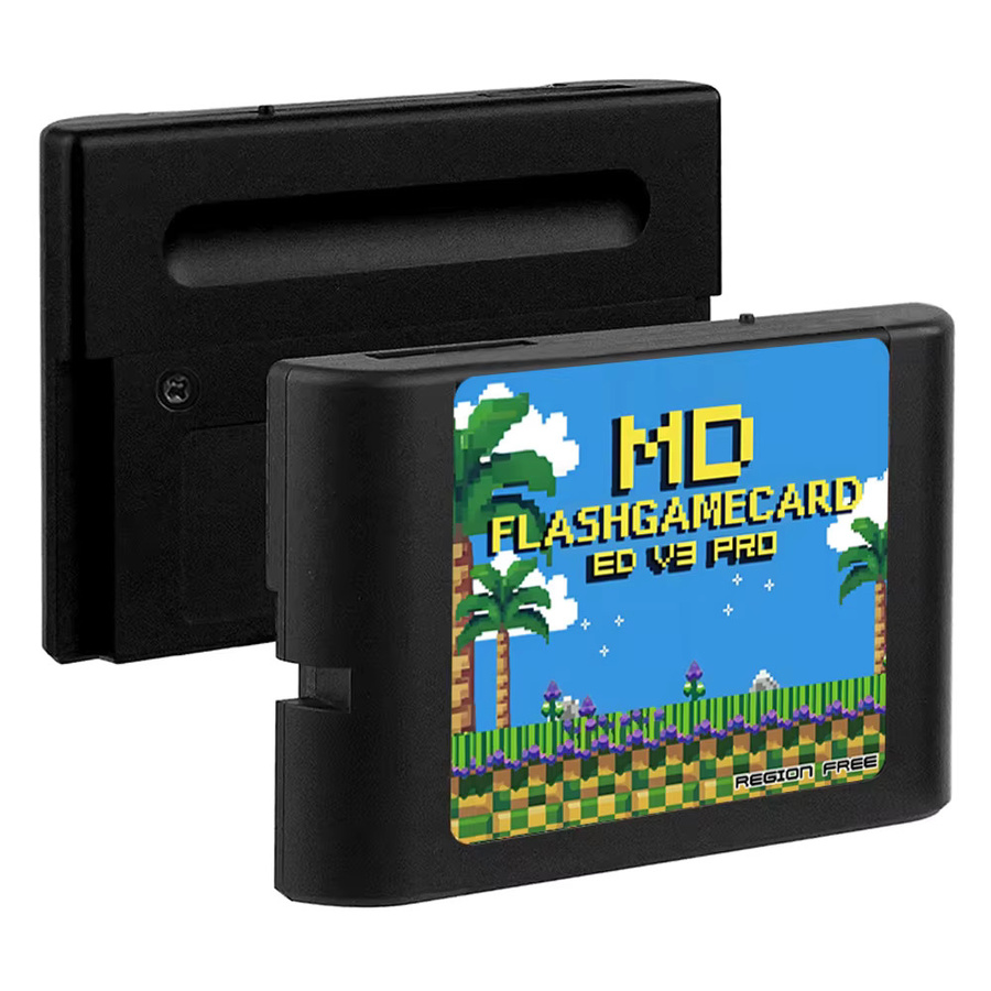 DGETG EDMD V3 Pro Memory Card mit 8 GB MicroSD für SEGA Genesis, Mega Drive und Master System in Schwarz - Bild 5
