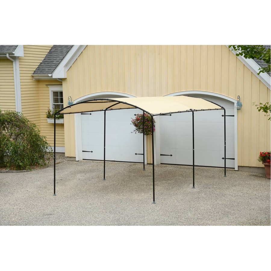 ShelterLogic Folien Carport Garage sand B/H/L: 270 x 240 x 490 cm - Bild 3