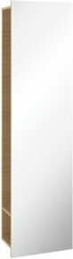 V&B Spiegelregal Subway 3.0 mit Regal rechts in Nordic Oak, B: 45 cm, T: 30 cm, H: 170 cm - Bild 1