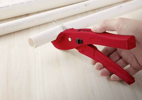 TOOLCRAFT Schlauchschneider TO-5343279 in Rot für Kunststoffrohre und Schläuche bis 36 mm - Bild 1