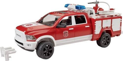 Bruder Dodge RAM 2500 Feuerwehr Feurewehreinsatzwagen Modellfahrzeug mit Licht und Sound - Bild 1