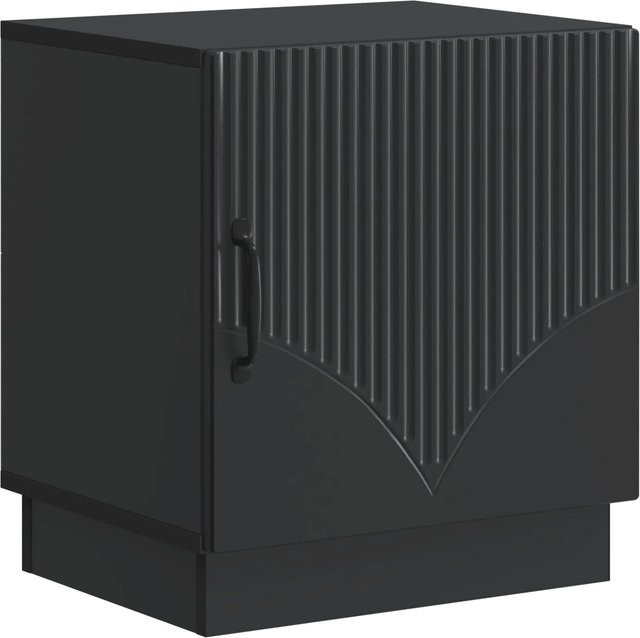 vidaXL Nachttisch in Schwarz im Vintage-Design aus Holzwerkstoff, B/T/H: 43 x 34,5 x 47 cm - Bild 1