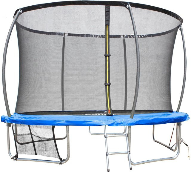 Soulet Trampolin Schwarz-Blau Durchmesser: 366 cm, Höhe: 260 cm - Bild 1