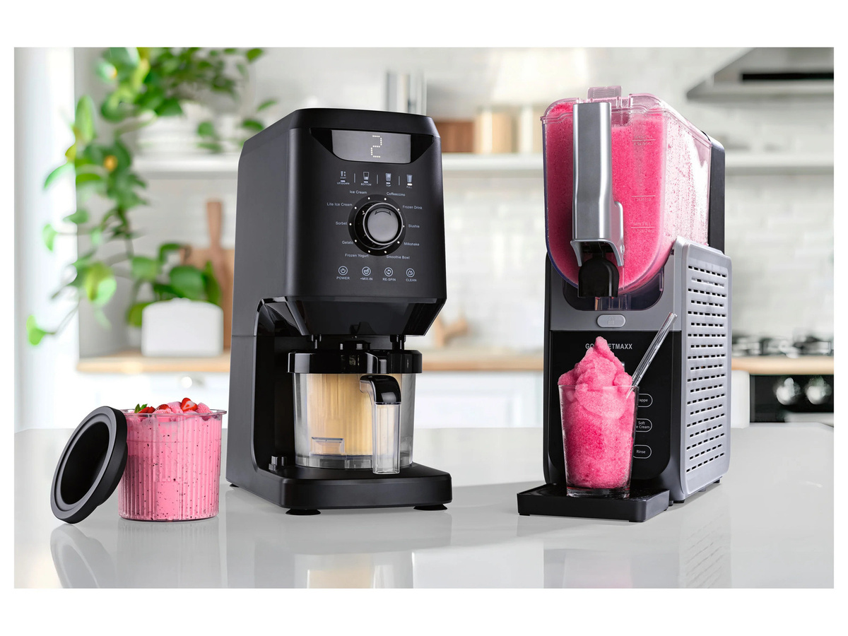 GourmetMaxx Slush-Eismaschine FreezeUp 200W in Schwarz-Grau mit 2,8 l Fassungsvermögen - Bild 2