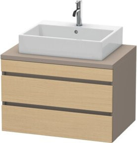 Duravit Waschtischunterschrank DuraStyle in Beige, Breite: 80 cm, Tiefe: 54,8 cm, Höhe: 51,2 cm - Bild 1