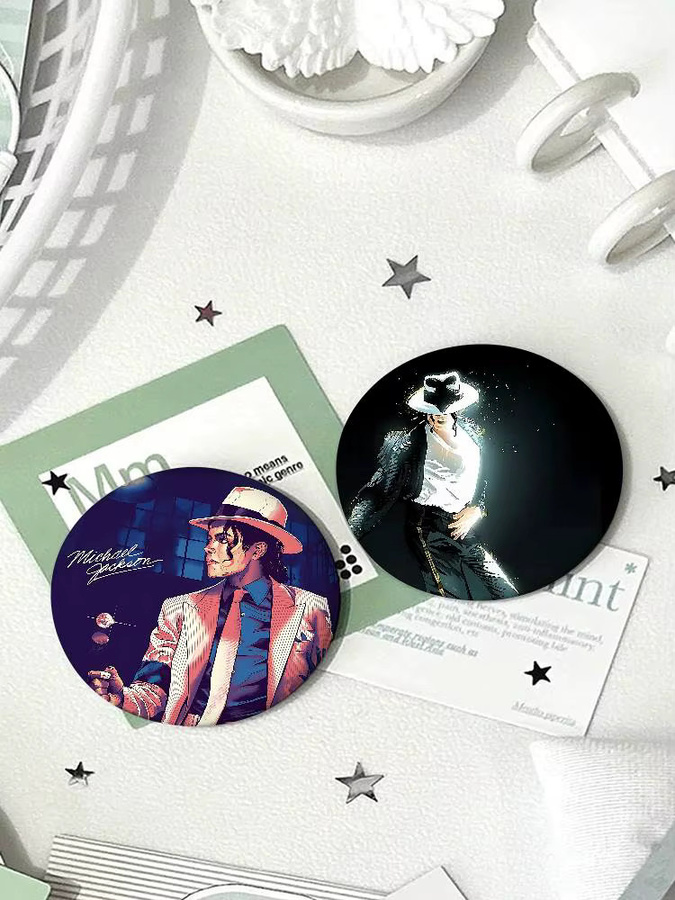 Michael Jackson Abzeichen, Weißblech, Brosche - Bild 7