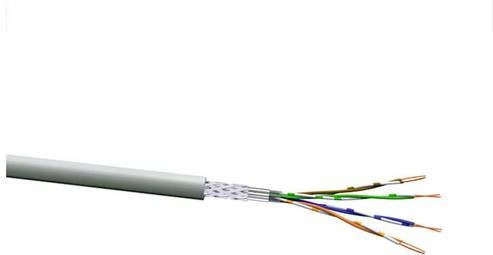 VOKA Kabelwerk Netzwerkkabel CAT 5e SF/UTP Ethernet/LAN Grau (RAL 7035) 500m - Bild 1