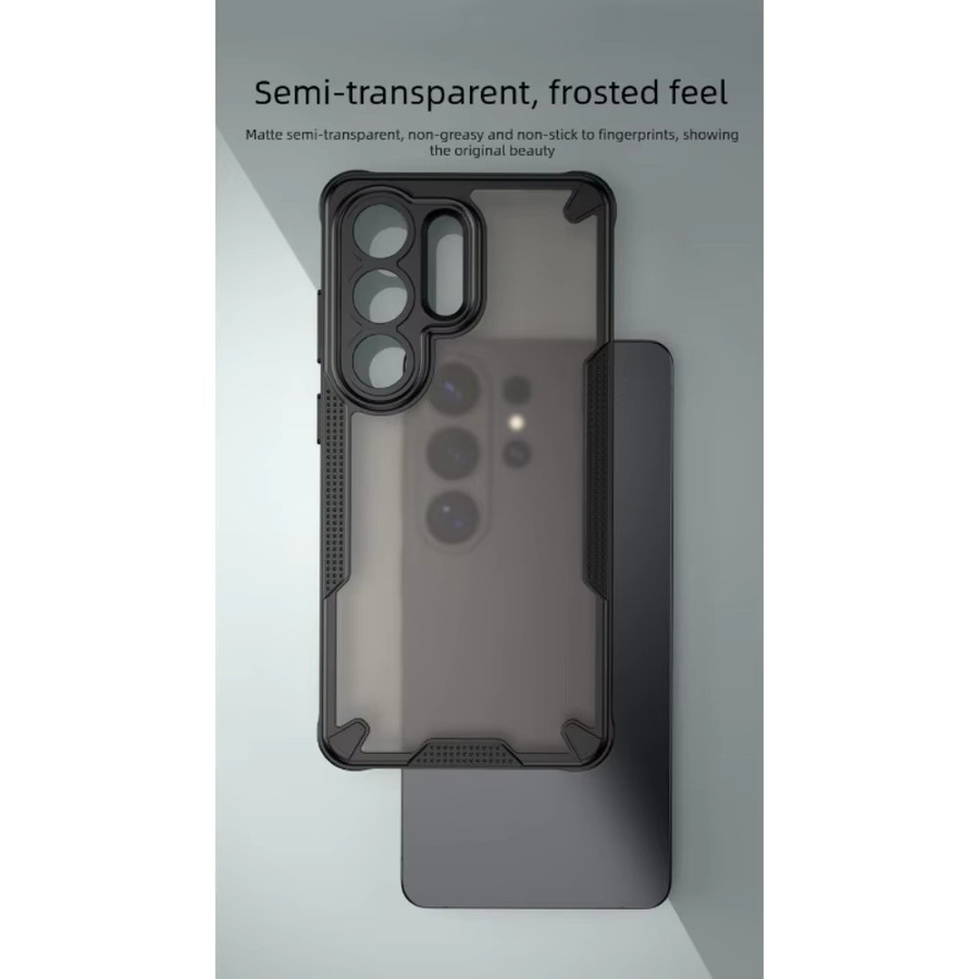 Samsung Schutzhülle Micro Frosted Anti-Drop Shell mit vollständiger Objektivabdeckung in Pink für Android Smartphones - Bild 6