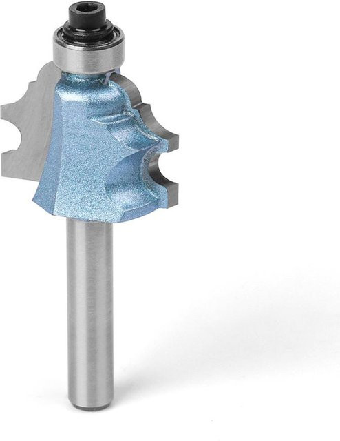 Kkmoon Rundes Router Bit für Holz Kanten Gravur und Tür Molding mit 6mm Durchmesser in Blau und Silber - Bild 1