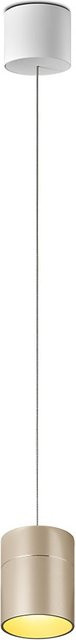 Oligo Tudor M LED-Pendelleuchte 1-flammig mit Tunable White und unsichtbarer Höhenverstellung, Cashmere matt/Weiß matt - Bild 1