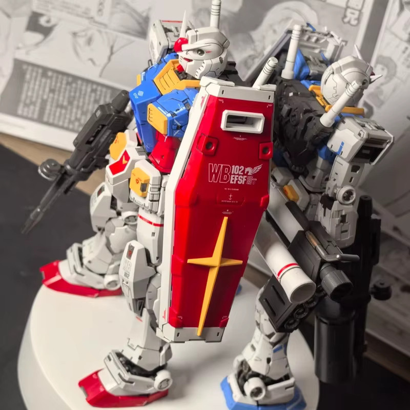 Bandai RX-78-2 2.0 MG 1/100 Bausatz, Actionfigur, Plastikmodellspielzeug - Bild 4