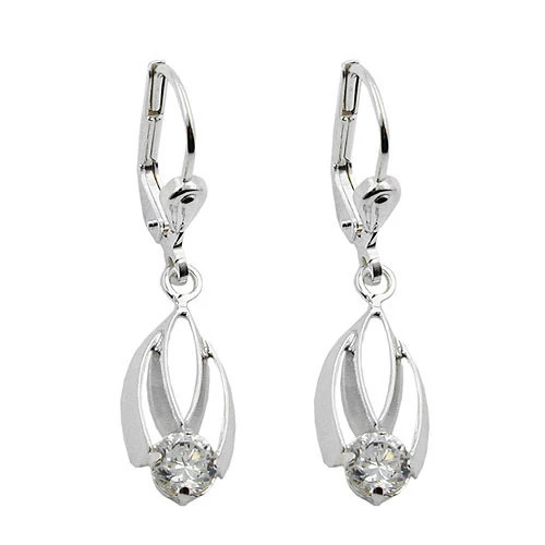 SIGO Ohrringe Brisur, 925 Silber, Zirkonia weiß, Damen - Bild 1