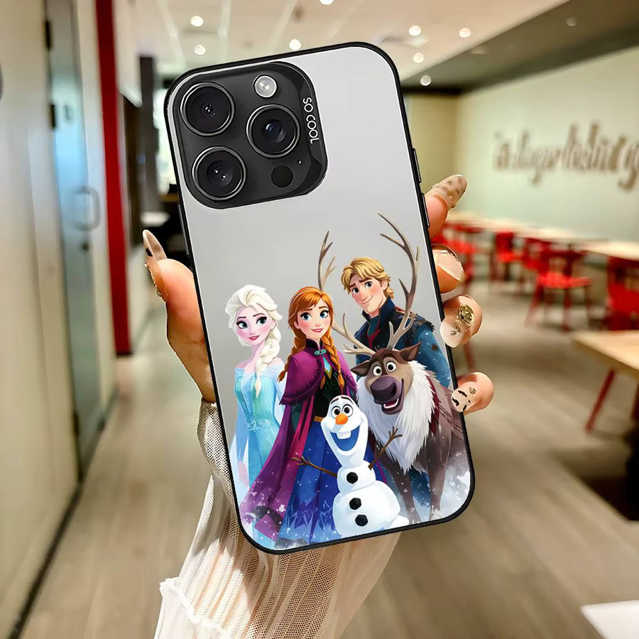 Mesuca Anime Frozen Handyhülle für iPhone 17 16 15 14 13 12 11 Pro Max Plus XR XS 7 8 Mini - Bild 1
