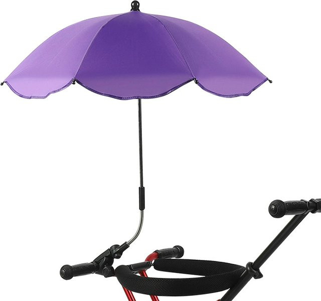 GoolRC Tragbarer Stuhlschirm mit Klemme für Terrassenkinderwagen und Klappstühle, Blau, Polyesterfaser und Edelstahl, LSF 50+ - Bild 1