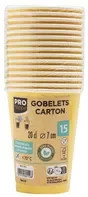 PROnappe Trinkbecher 15er Pack in Beige und Gelb - Bild 1
