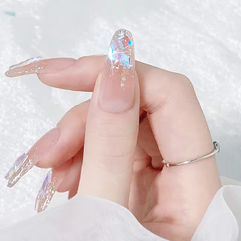 Mix-förmige Flatback Strass Kristall AB Charms, 100 Stück, Glänzend - Bild 2