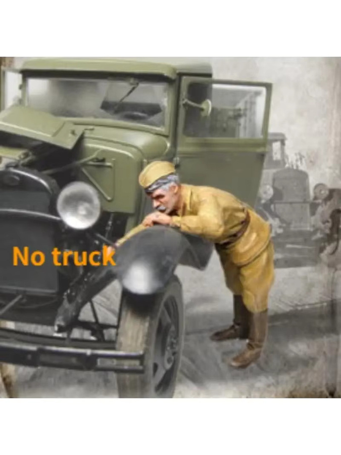 BAANFU Militär-Miniatur-LKW-Fahrer, Modellbausatz, Maßstab 1:35 - Bild 2
