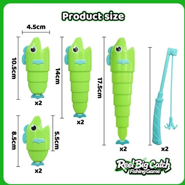 Binchi Outdoor Product Teleskop-Fischfangspiel, 2-Spieler, yellow - Bild 1