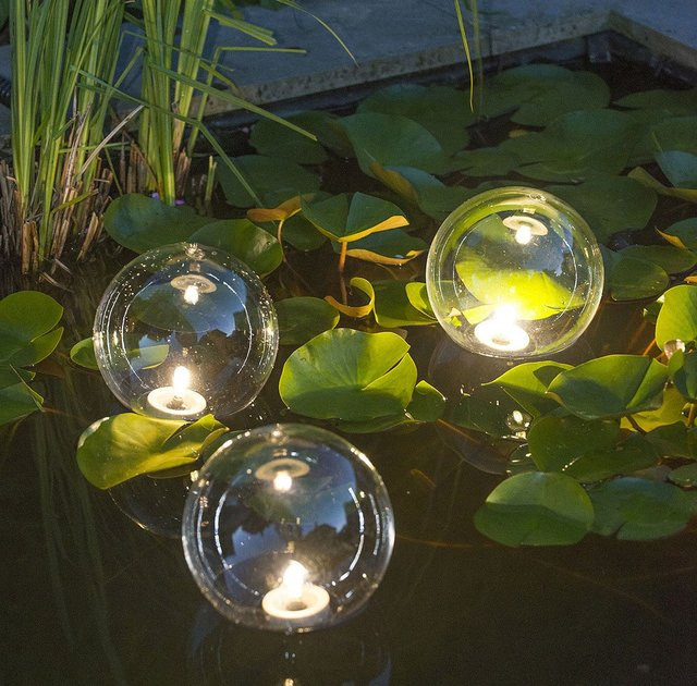 Ubbink Multi Bright Float 3 LED Teichbeleuchtung schwimmende Kunststoffkugeln transparent - Bild 2
