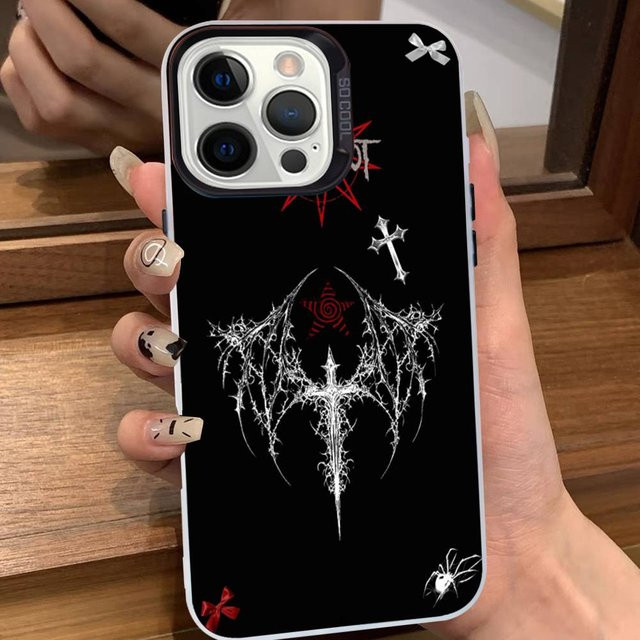 S-Slipknot Rock Bunte Handyhülle für Apple iPhone 11 bis 17 Pro Max Plus Mattes Cover in Multicolor und Schwarz - Bild 1