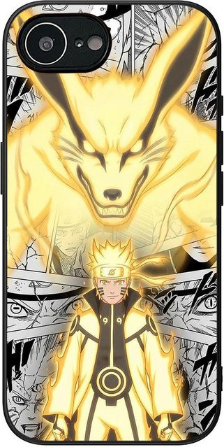 Handyhülle Sasuke Kakashi Naruto für Samsung Galaxy S25 S24 S23 S22 S21 Ultra Plus FE A55 A16 A15 5G in Gelb - Bild 1