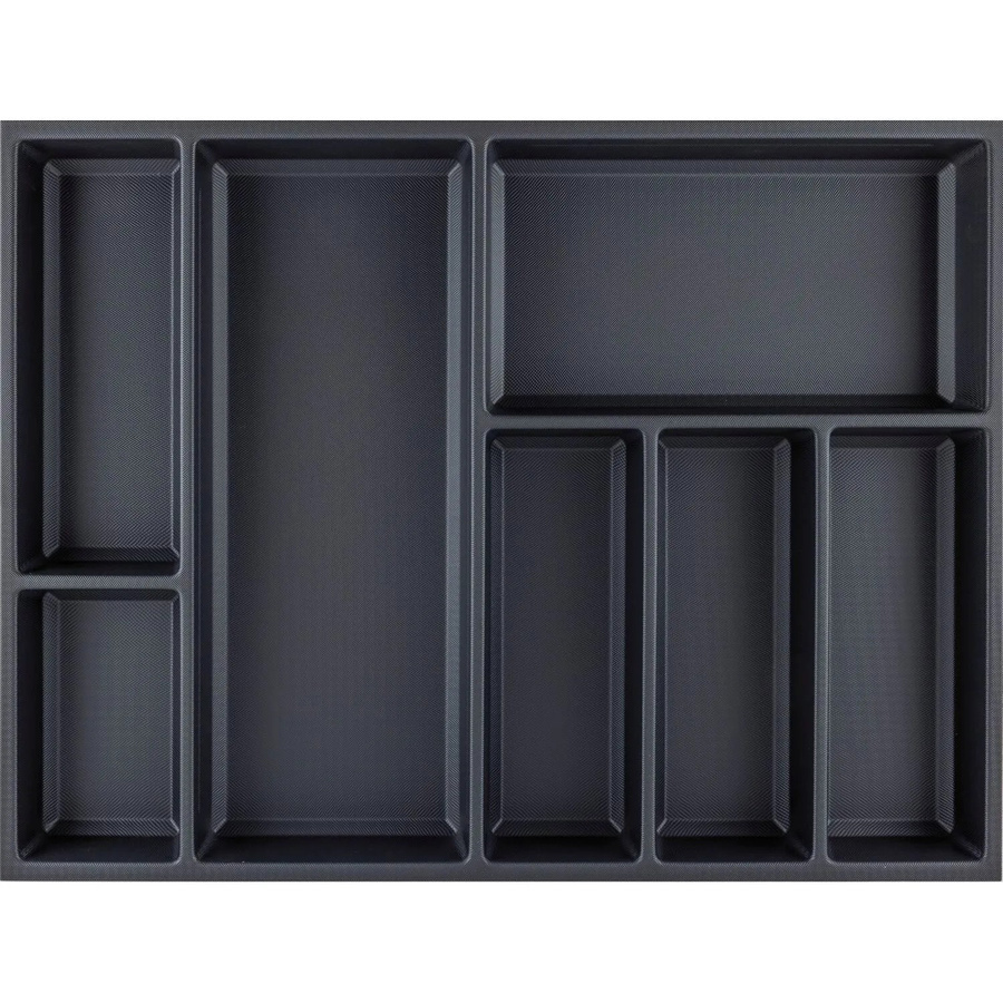 Agoform Besteckeinsatz Sky Schubladeneinsatz aus Kunststoff, Schwarz, B: 62,0 cm, H: 47,3 cm, T: 5,3 cm - Bild 2