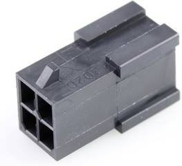 Molex Buchsengehäuse-Kabel in Schwarz mit 4 Polen und 3mm Rastermaß - Bild 1