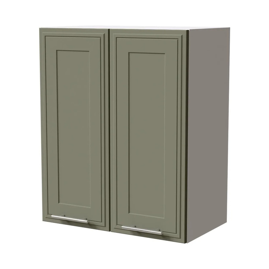 Feldmann-Wohnen Hängeschrank Salo in Weiß und Reed Green Matt mit Kassettenoptik, B/T/H: 60 x 32,5 x 72 cm - Bild 2