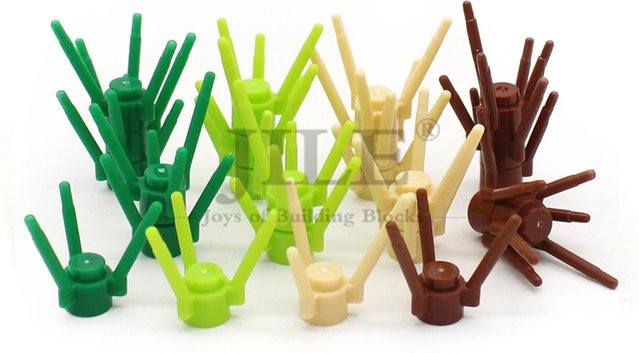 jile MOC 3741 Pflanzen-Blumenstiel mit Ohrstecker und 3 Stielen, Bausteine, 200-teiliges Set - Bild 1