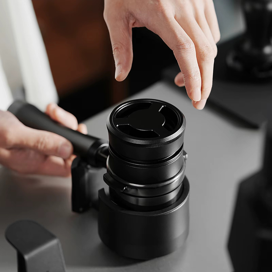 MHW-3BOMBER Kaffeeverteiler für 51 mm, 53 mm und 58,5 mm Astra Collection Espresso Siebträger, Schwarz, Rund - Bild 3