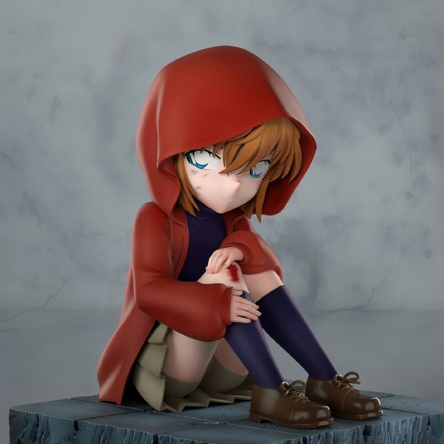 Bandai Haibara Ai Mini-Anime-Figur, Einzelfigur, 13cm - Bild 1