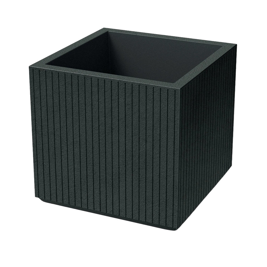 Prosperplast Blumentopf Coro Square in Charcoal, B/T/H: 44 x 48 x 48 cm - Bild 2