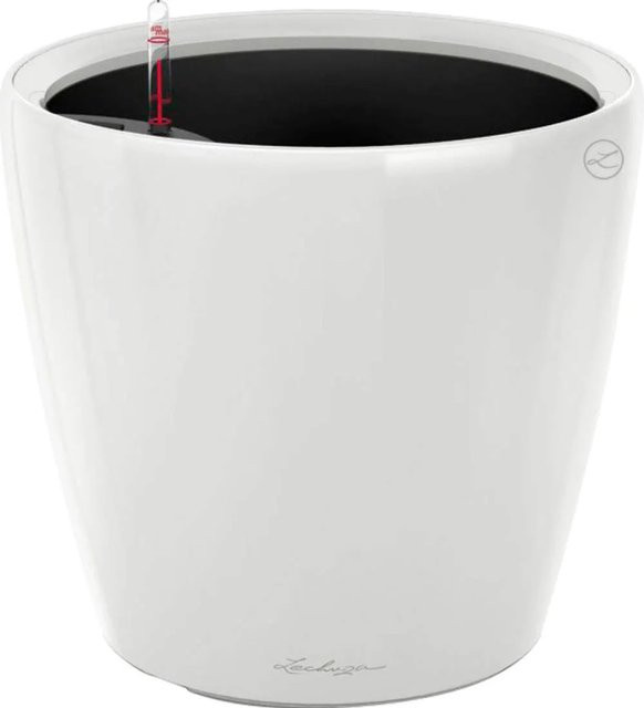 Lechuza Pflanzgefäß Classico Premium LS Weiß hochglanz Durchmesser: 50 cm, Höhe: 47 cm - Bild 1