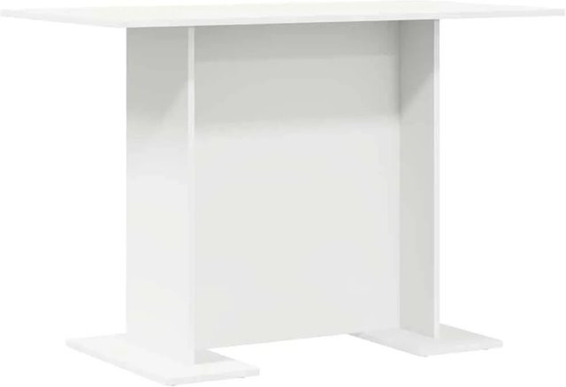 vidaXL Esstisch in Weiß aus Holzwerkstoff, modern, B/T/H: 110 x 60 x 75 cm - Bild 1