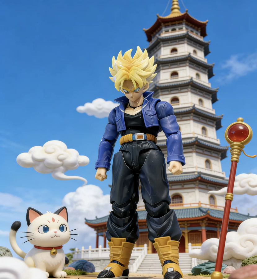 Bandai Dragon Ball Super Saiyan Trunks, Einzelfigur, Kunststoff, Bunt / Mehrfarbig - Bild 5