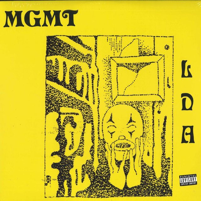 MGMT Little Dark Age LP Schallplatte auf gelbem Vinyl von Columbia (2018) - Bild 1
