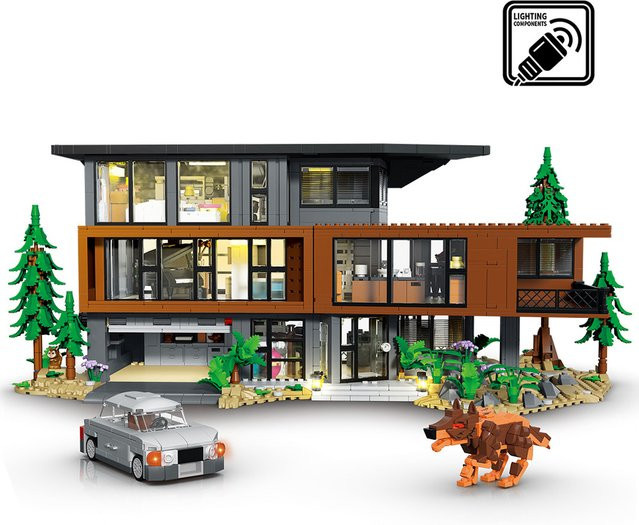 GUCAA Baubausteine Set Hawke Villa Modellhaus aus Kunststoff in Mehrfarbig - Bild 1