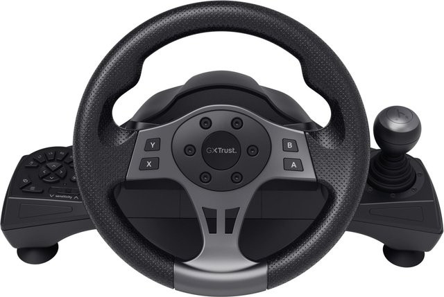 Trust Movi-Rennlenker GXT289 Gaming-Lenkrad für PC, PlayStation, Xbox und Nintendo Switch in Schwarz - Bild 4
