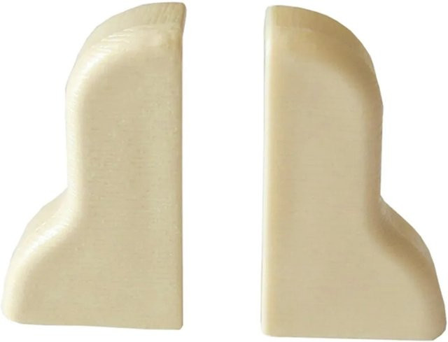 Döllken Profiles System 8 Endkappen Ahorn in Beige, 2 Stück - Bild 1