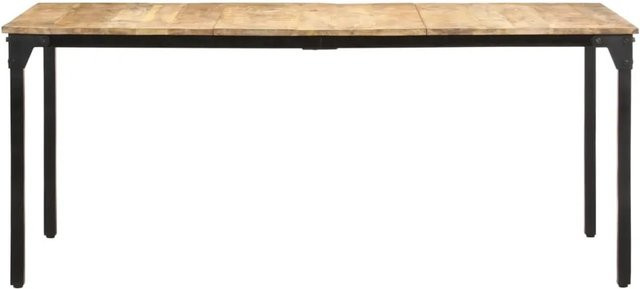 vidaXL Esstisch aus Mangoholz in Braun, rechteckig, B/T/H: 180 x 90 x 76 cm - Bild 1
