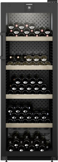 Liebherr Weinklimaschrank WPbl 5001-20 schwarz mit Glastür und LED-Innenbeleuchtung - Bild 1